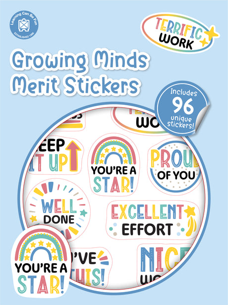 Growing Minds Merit Sticker Book - Educational Vantage