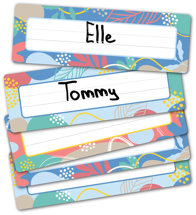 Growing Minds Adhesive Name Plates - Educational Vantage