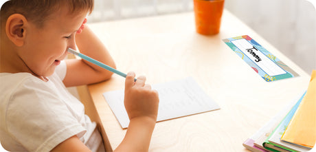 Growing Minds Adhesive Name Plates - Educational Vantage