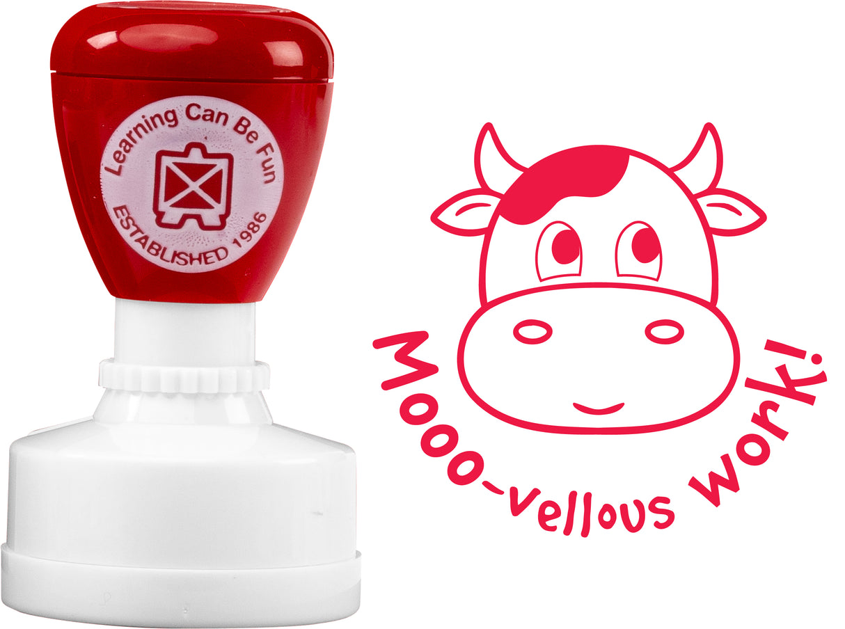 Moo-vellous Work Merit Stamp - Educational Vantage