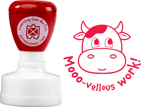 Moo-vellous Work Merit Stamp - Educational Vantage