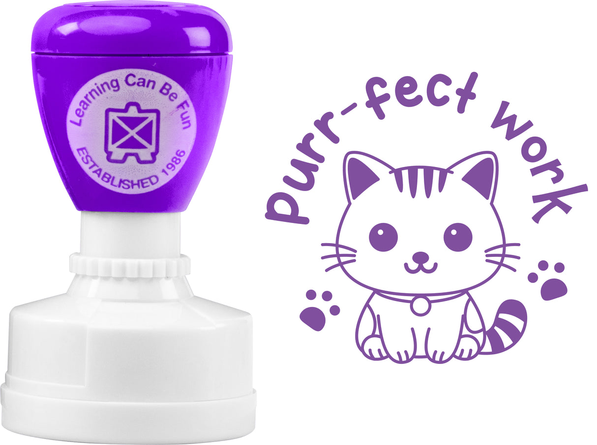 Purr-fect Work Merit Stamp - Educational Vantage