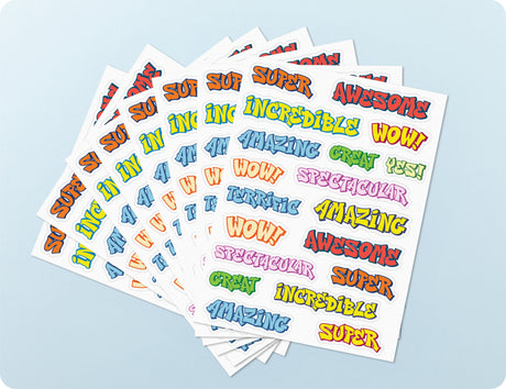 Graffiti Goals Merit Sticker Book - Educational Vantage