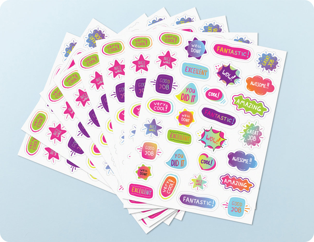 Pop of Praise Bright Merit Sticker Book - Educational Vantage