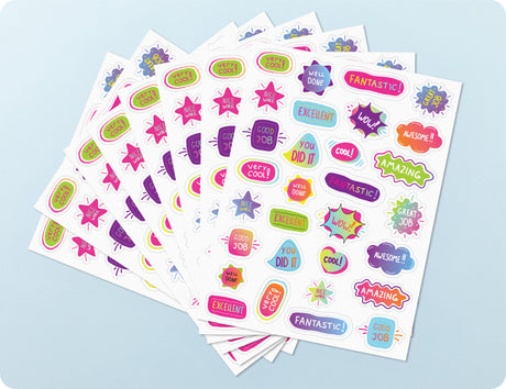 Pop of Praise Bright Merit Sticker Book - Educational Vantage