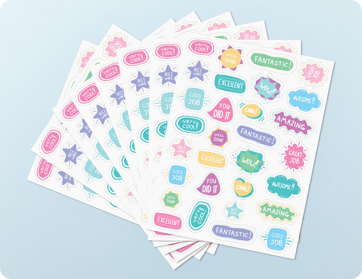 Pop of Praise Pastel Merit Sticker Book - Educational Vantage