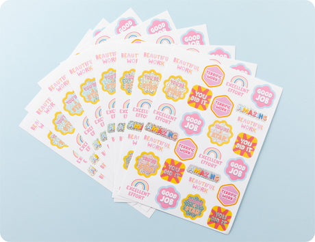 Retro Rewards Merit Sticker Book - Educational Vantage
