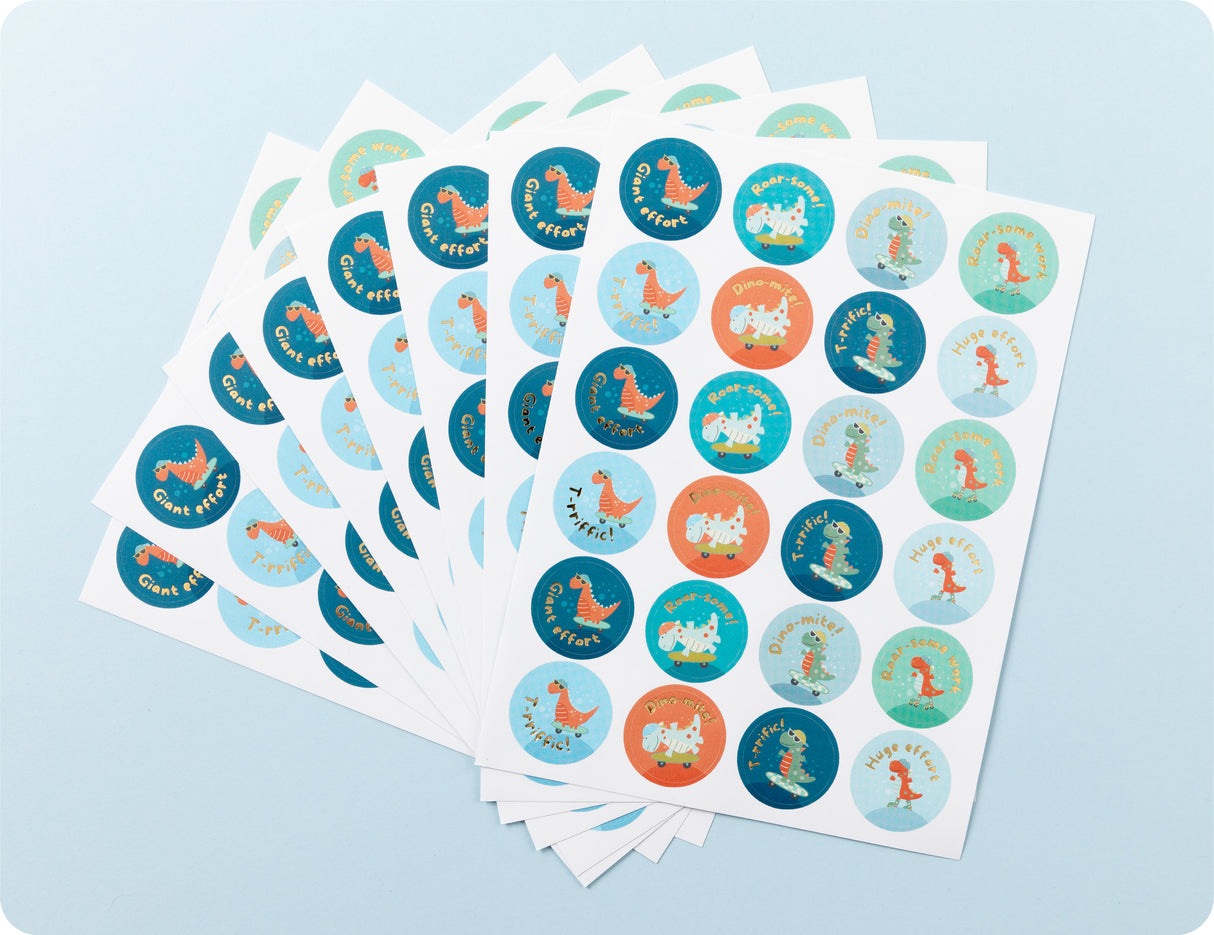 Roar-some Recognition Merit Sticker Book - Educational Vantage