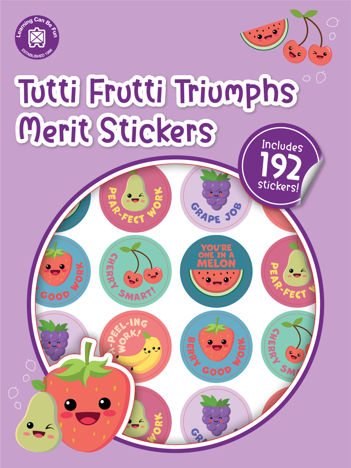 Tutti Frutti Triumphs Merit Sticker Book - Educational Vantage