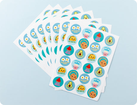 Tasty Triumphs Merit Sticker Book - Educational Vantage