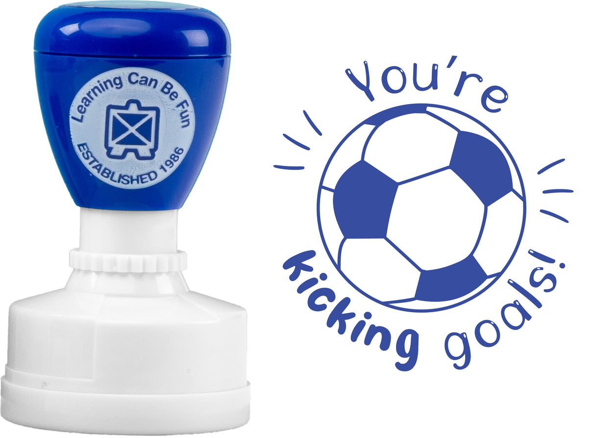 You're Kicking Goals Merit Stamp - Educational Vantage