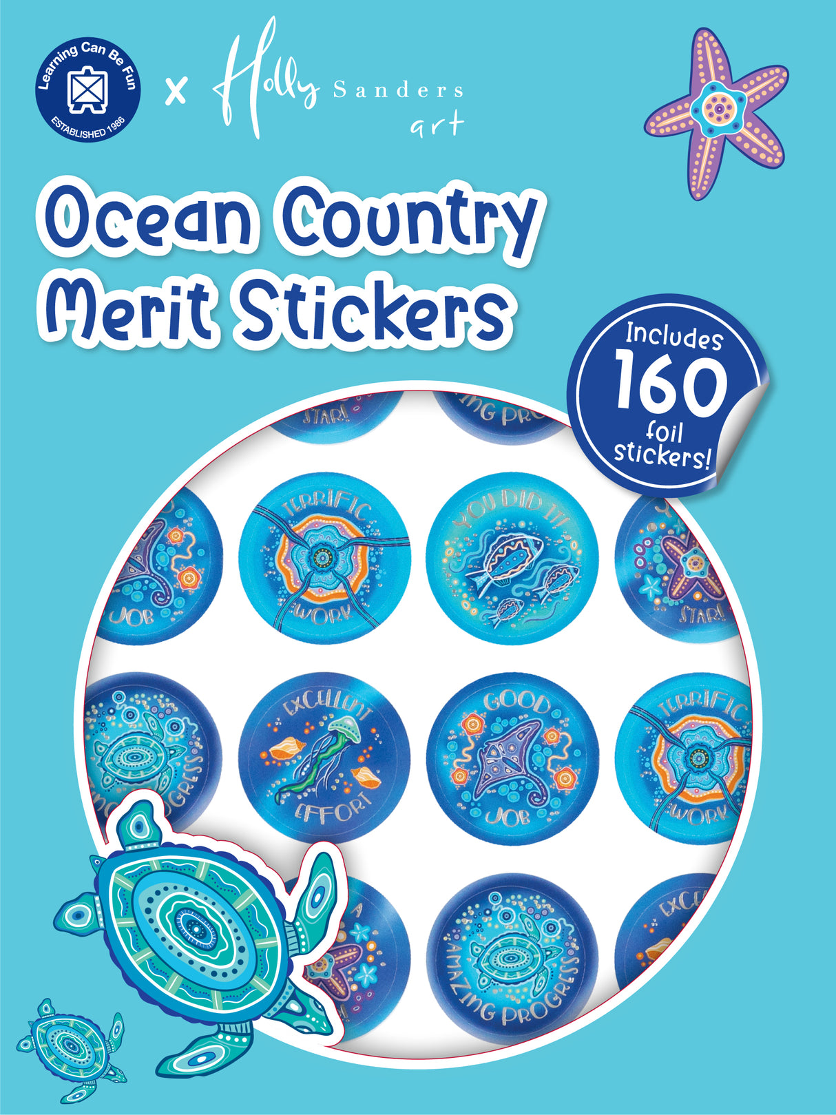 Ocean Country Merit Sticker Book - Educational Vantage