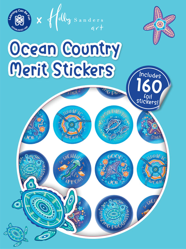 Ocean Country Merit Sticker Book - Educational Vantage