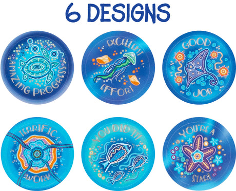 Ocean Country Merit Sticker Book - Educational Vantage