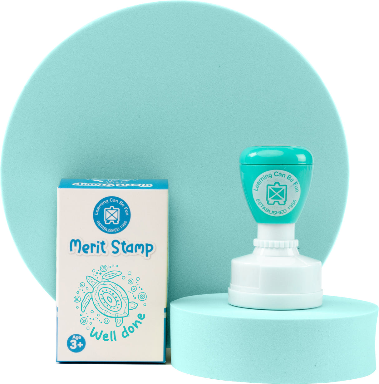 Ocean Country Turtle Merit Stamp - Educational Vantage