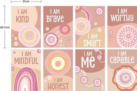 Sacred Country Affirmation Poster Set - Educational Vantage