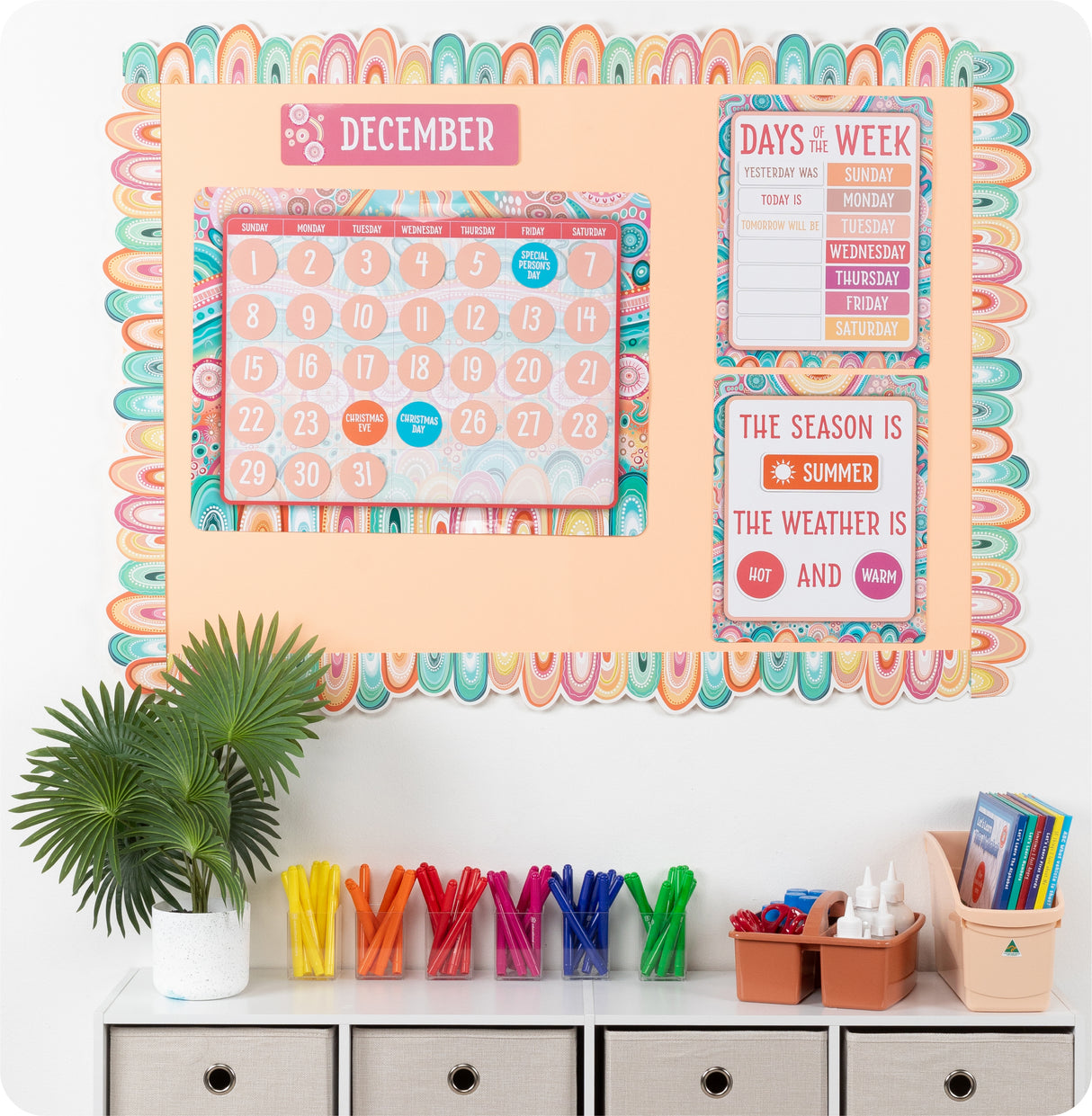 Sacred Country Calendar Bulletin Board Set - Educational Vantage