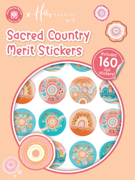Sacred Country Merit Sticker Book - Educational Vantage