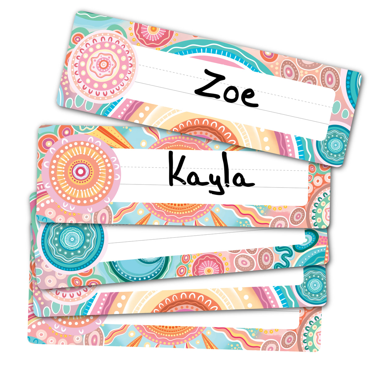 Sacred Country Adhesive Name Plates - Educational Vantage
