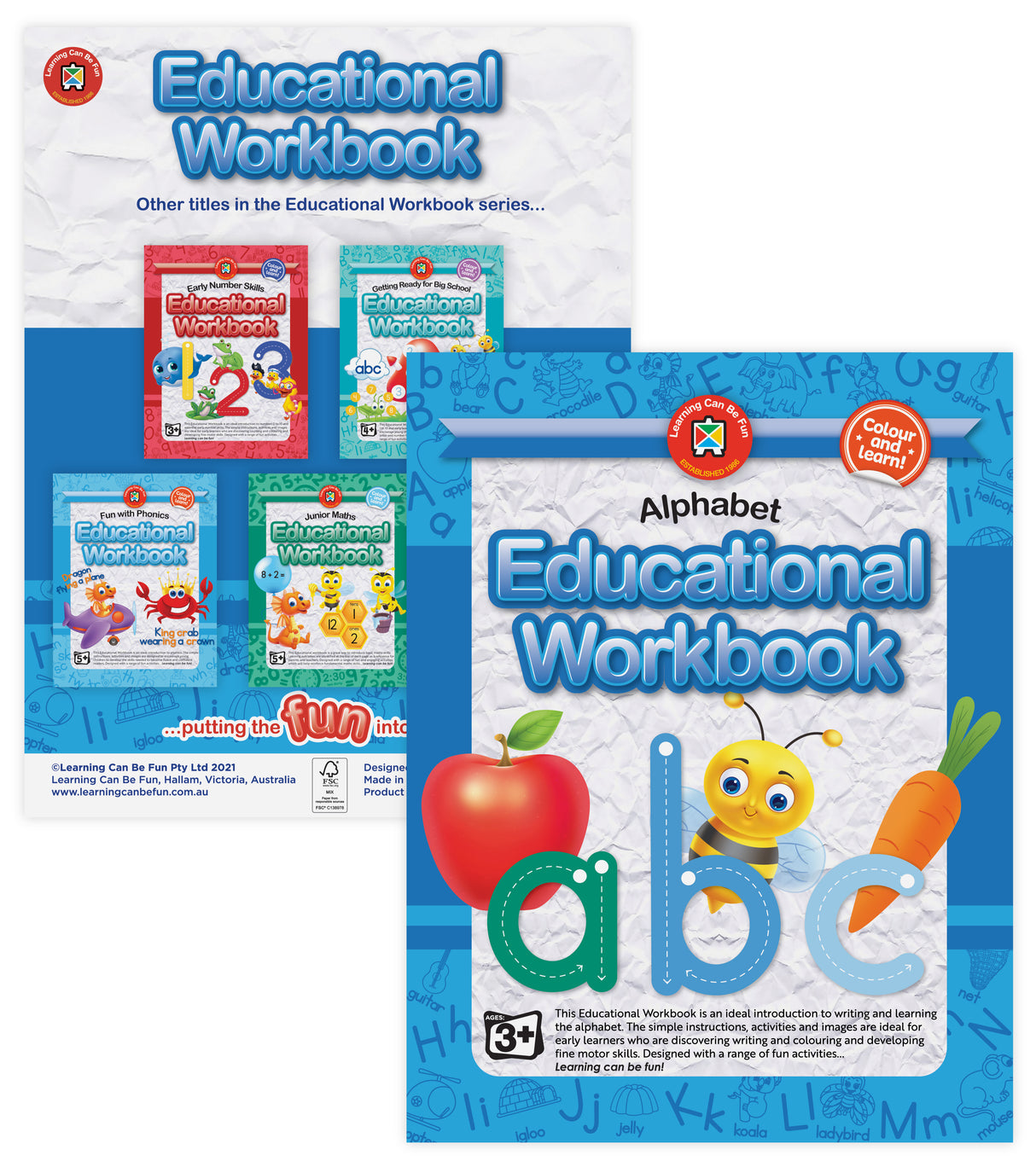Educational Alphabet Workbook - Educational Vantage