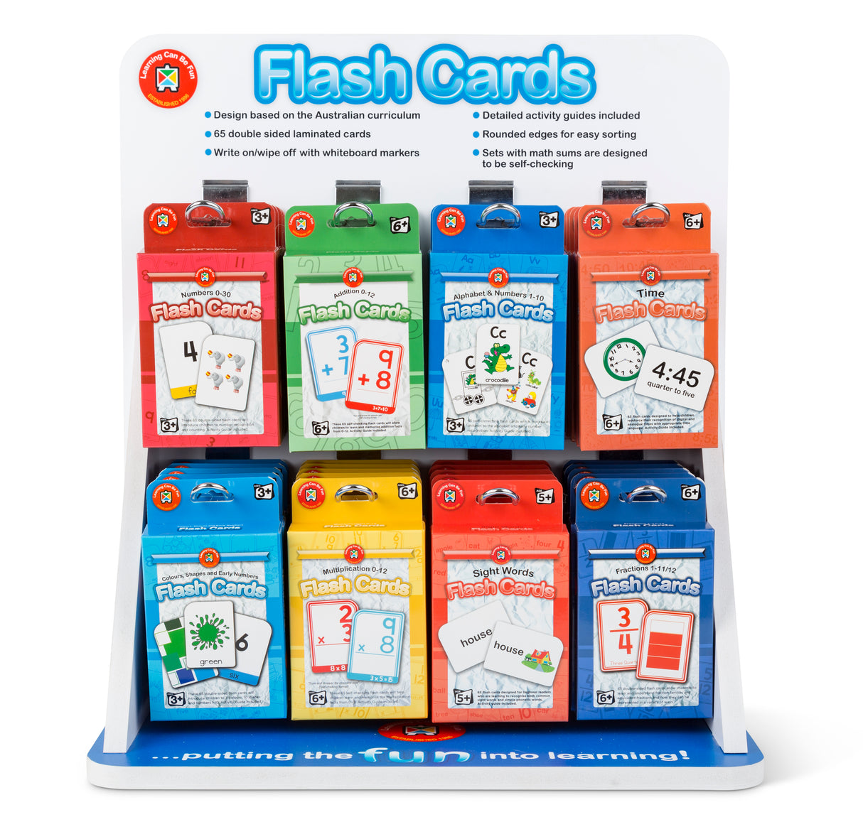 Flash Cards Display - Educational Vantage