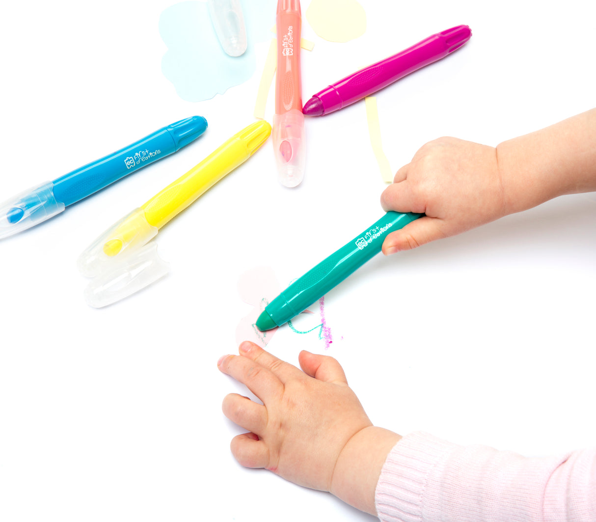 Easi-Grip 3 in 1 Crayons - Educational Vantage