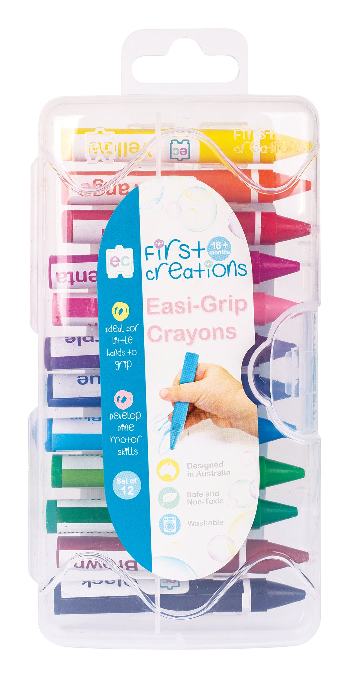 Easi-Grip Crayons - Educational Vantage