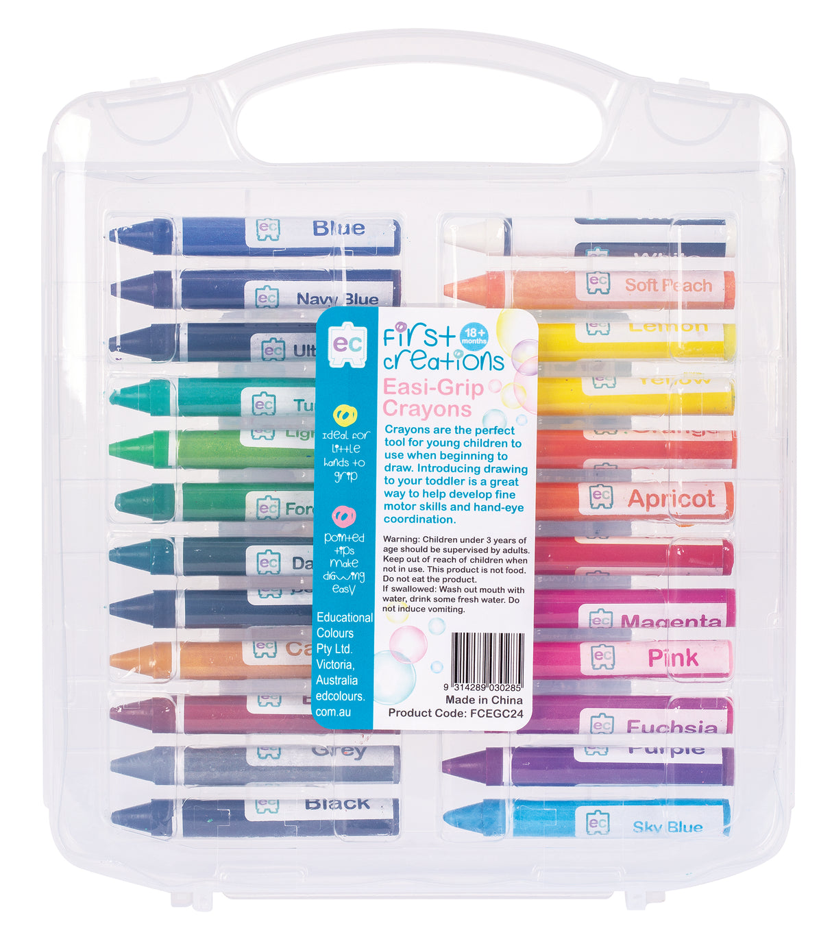 Easi-Grip Crayons - Educational Vantage