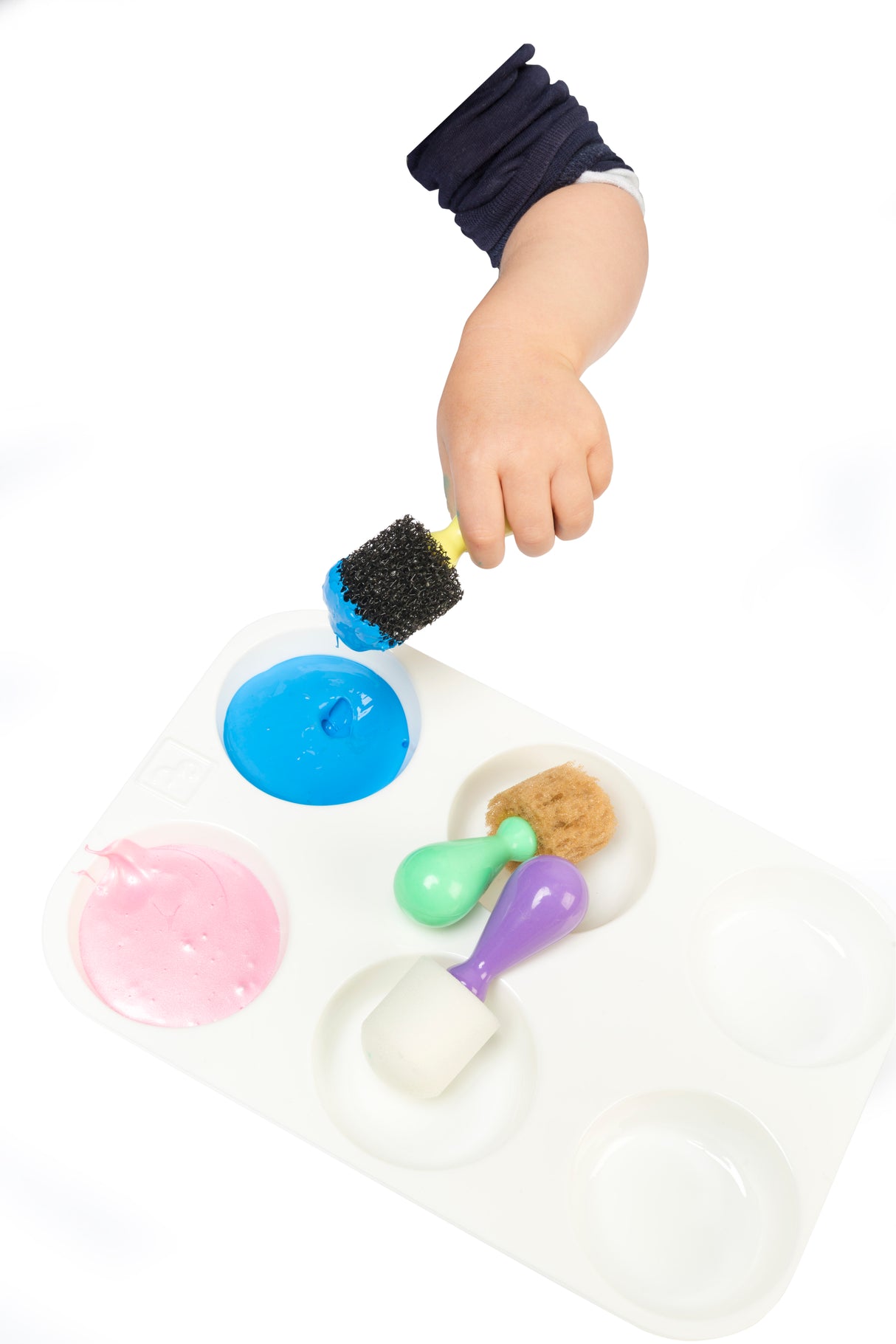 First Creations Easi-Grip Texture Brushes Set of 3 - Educational Vantage