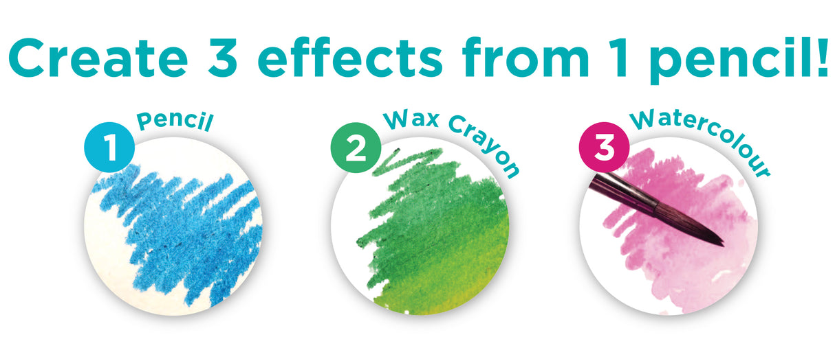 Easi-Grip Watercolour Pencils - Educational Vantage