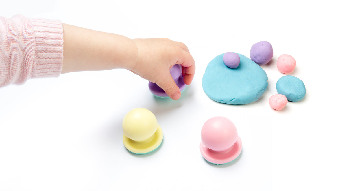 First Creations Easi-Grip Texture Stamps Pack of 3 - Educational Vantage