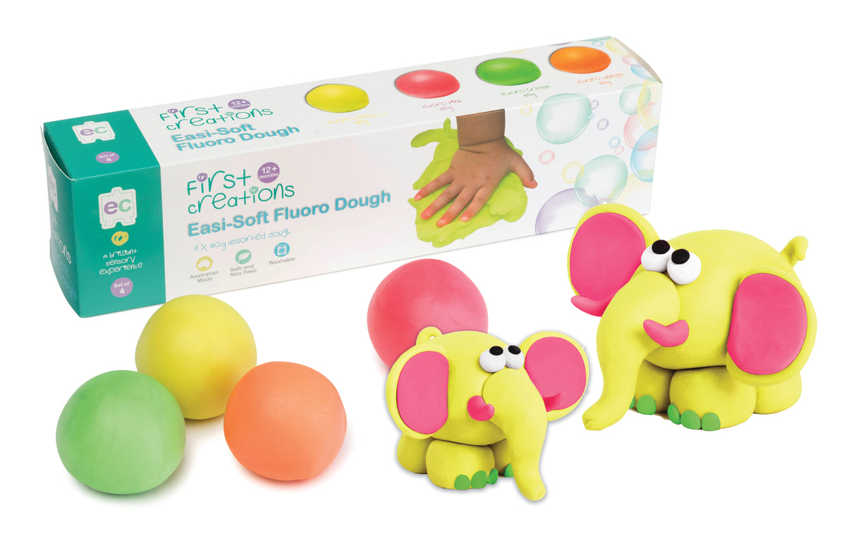 Easi-Soft Dough - Set of 4 - Educational Vantage
