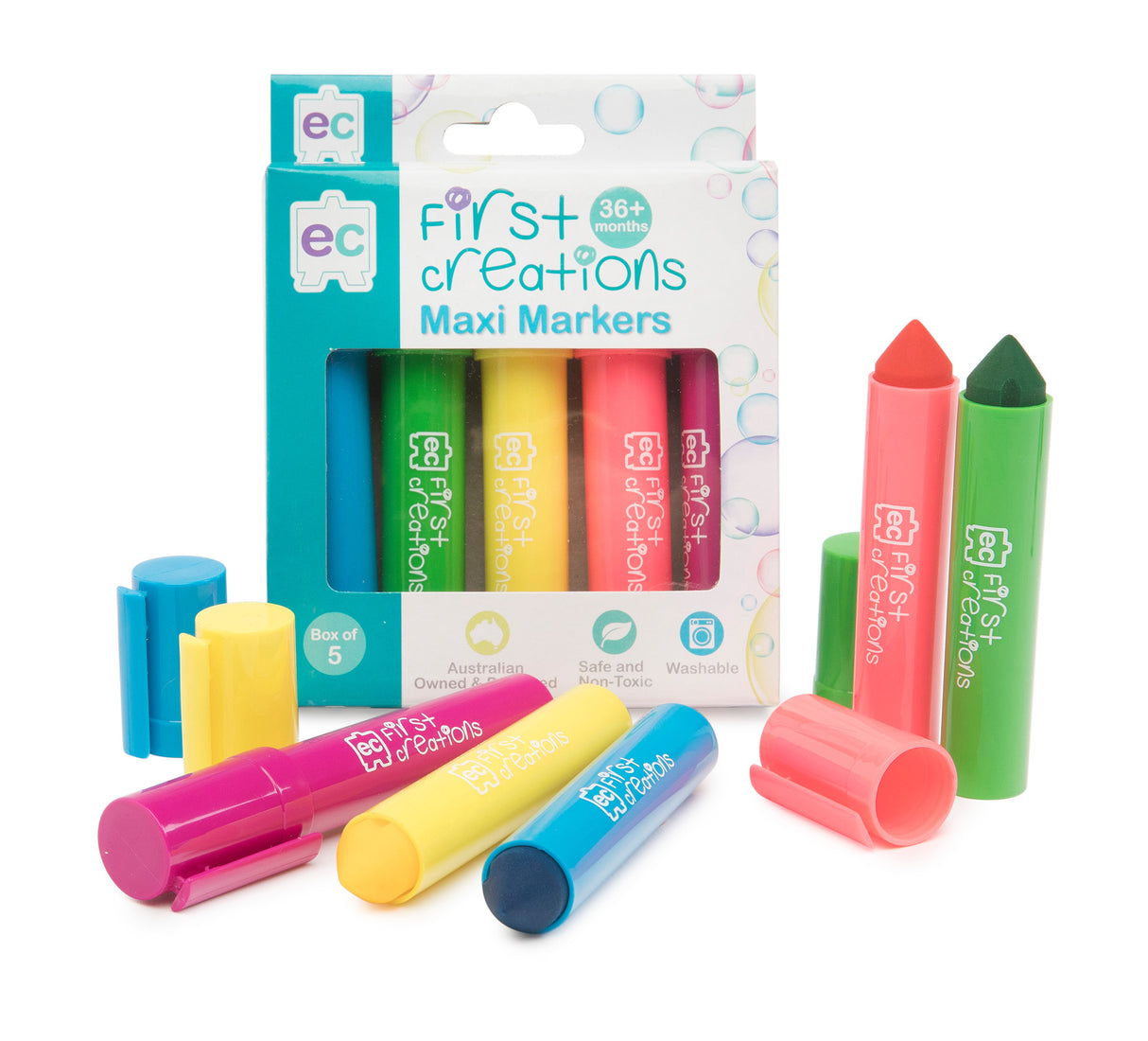 Maxi Markers Box of 5 - Educational Vantage