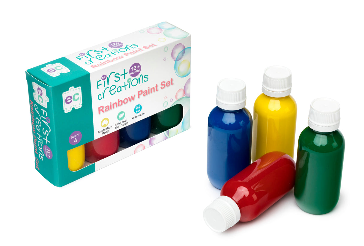 Rainbow Paint 100ml Set of 4 - Educational Vantage