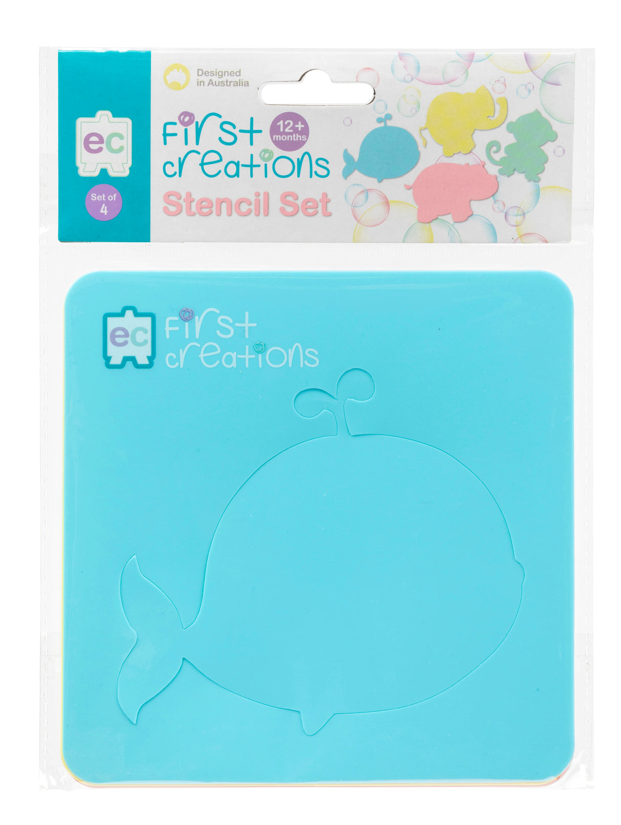 First Creations Animal Stencils Set of 4 - Educational Vantage