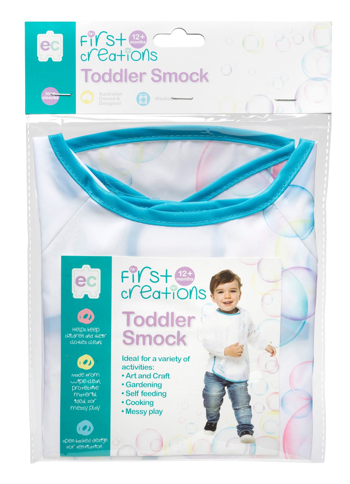 Toddler Smock Long Sleeve - Educational Vantage