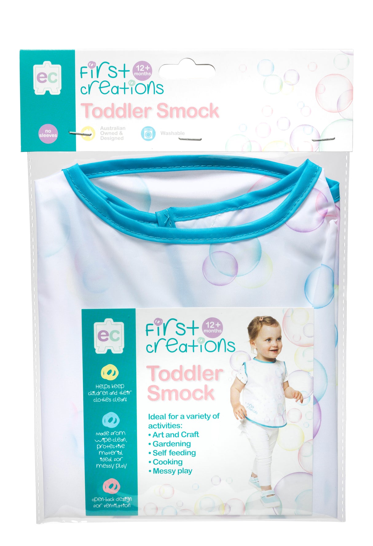 Toddler Smock No Sleeve - Educational Vantage