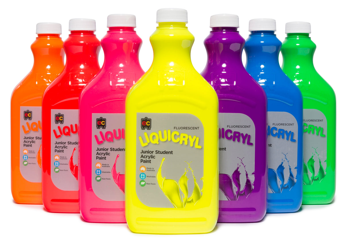 Fluorescent Liquicryl Paint - Educational Vantage