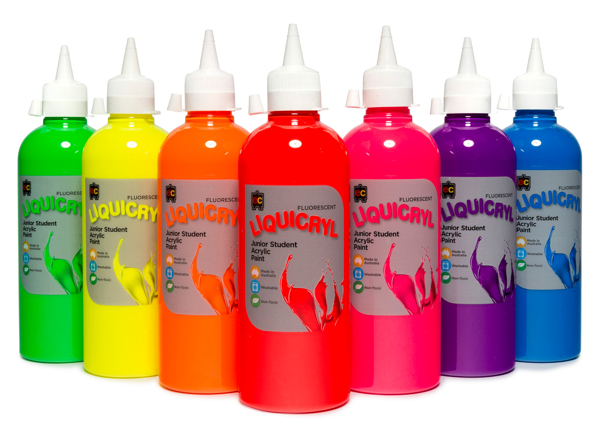 Fluorescent Liquicryl Paint - Educational Vantage