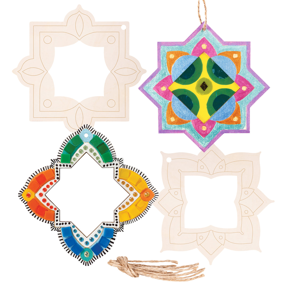 Wooden Window Frames Pack of 24 - Educational Vantage