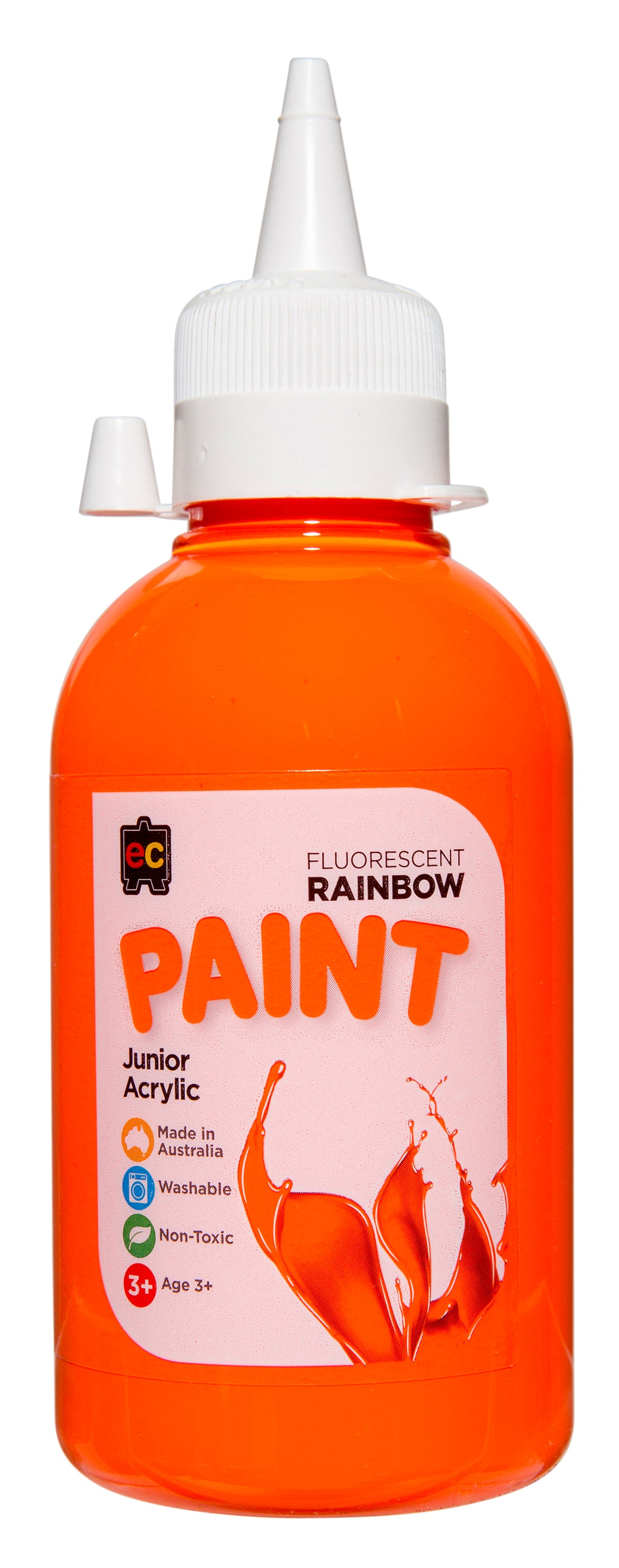 Fluorescent Rainbow Paint 250ml - Educational Vantage