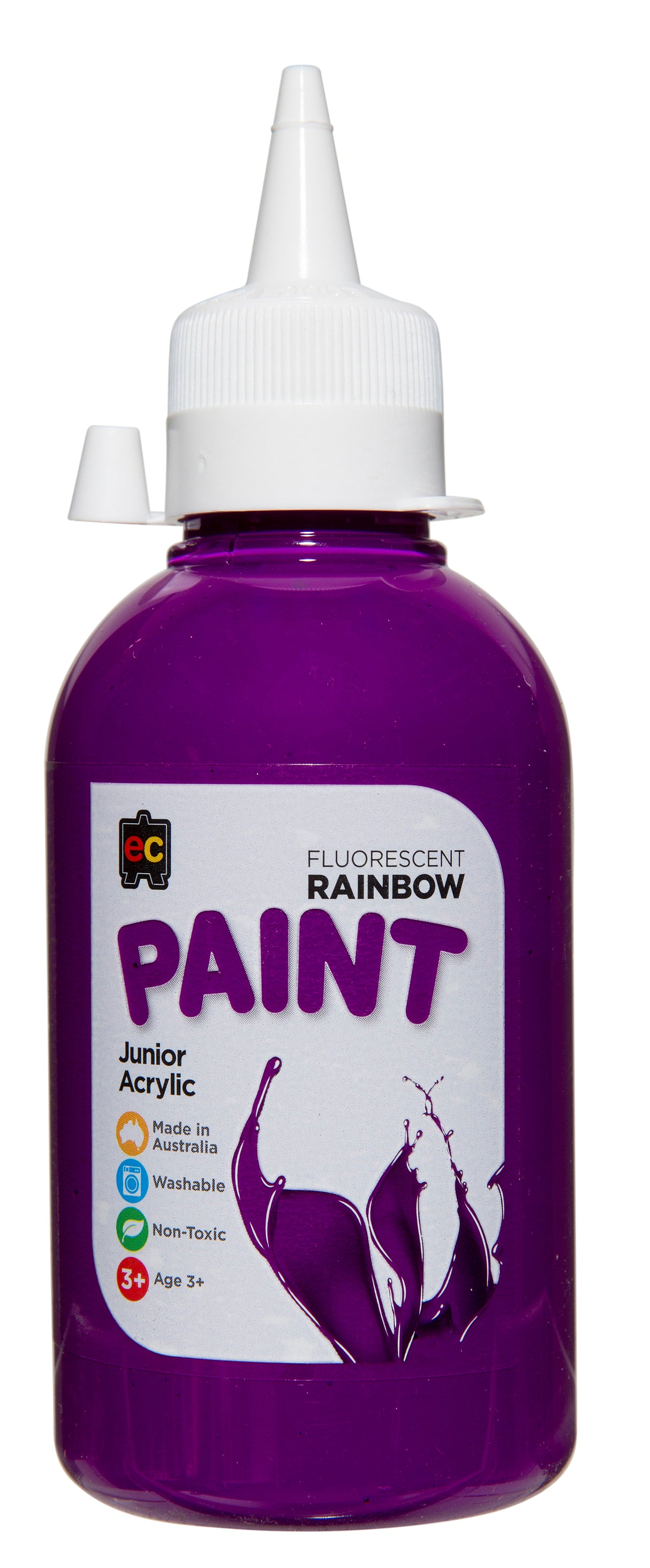Fluorescent Rainbow Paint 250ml - Educational Vantage