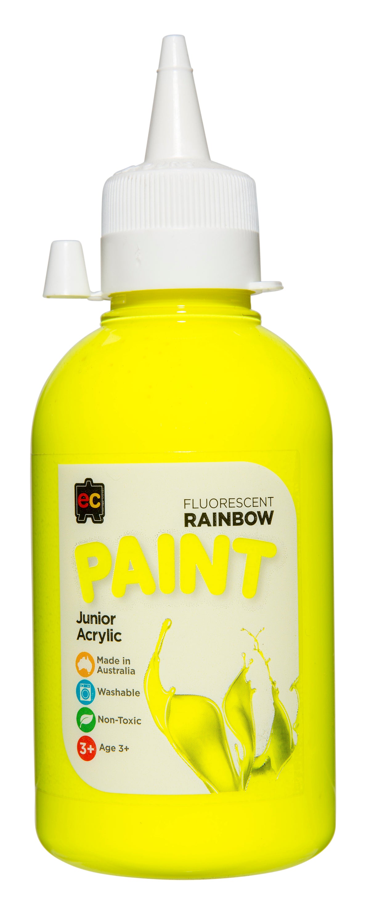 Fluorescent Rainbow Paint 250ml - Educational Vantage