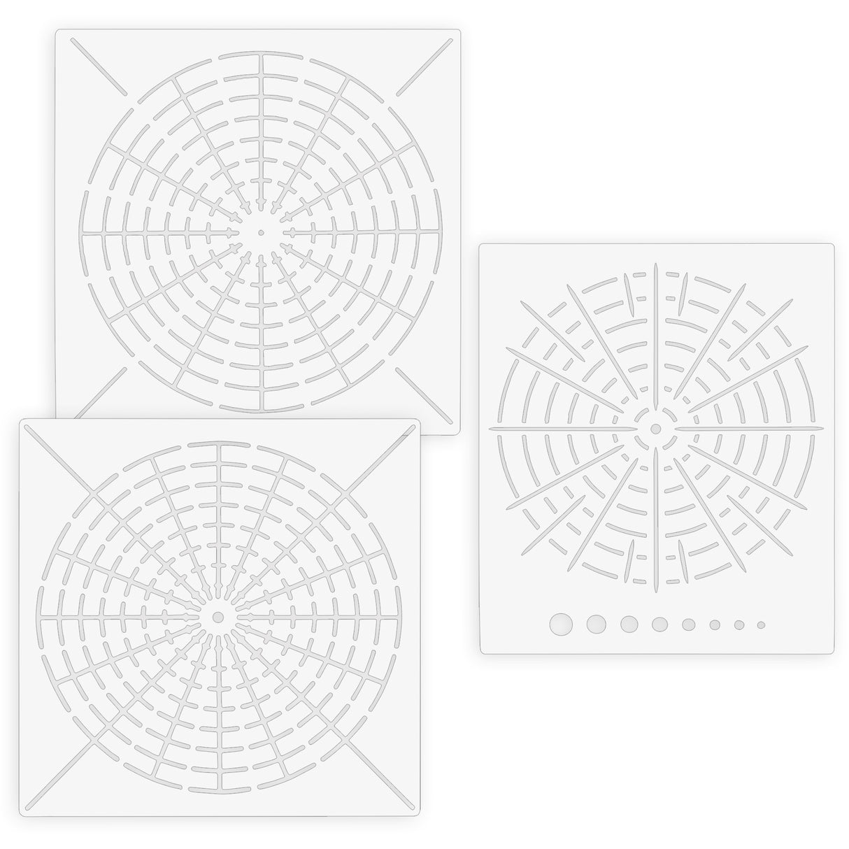 Easy Draw Mandala Stencils - Educational Vantage