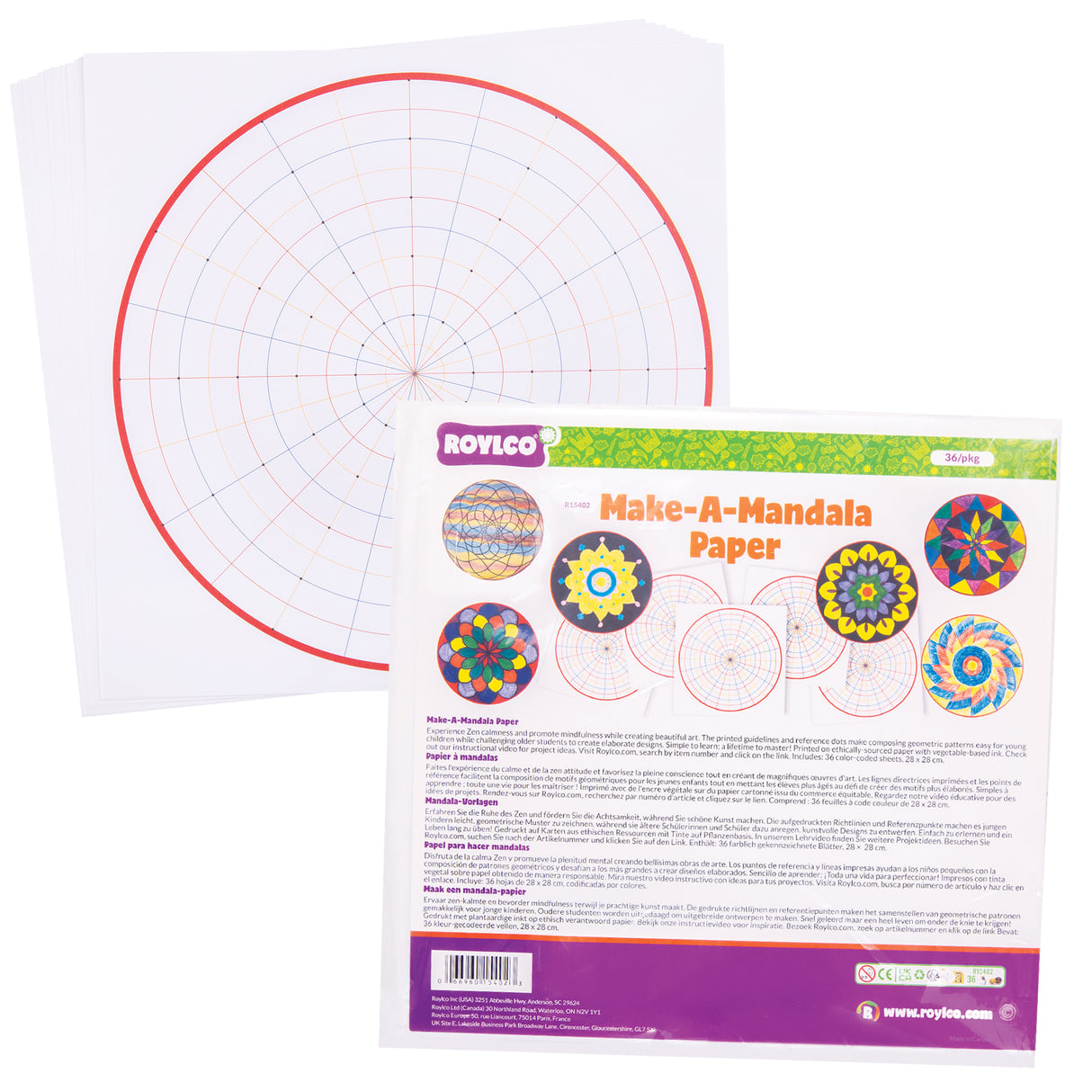 Roylco Make a Mandala Paper - Educational Vantage