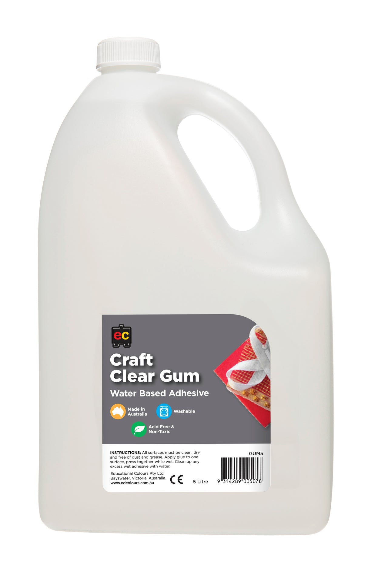 Clear Gum 5L - Educational Vantage
