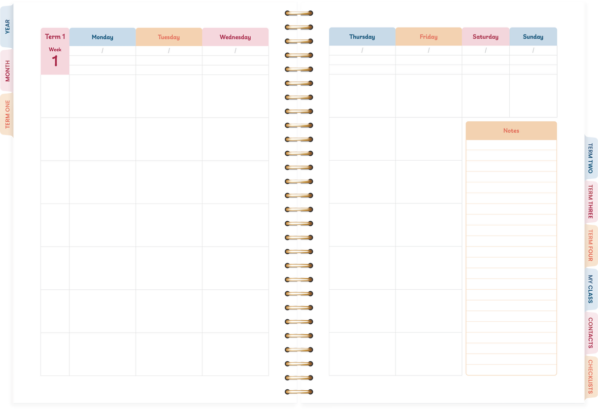 Elizabeth Richards Teacher Planner 2026-Stronger Together - Educational Vantage
