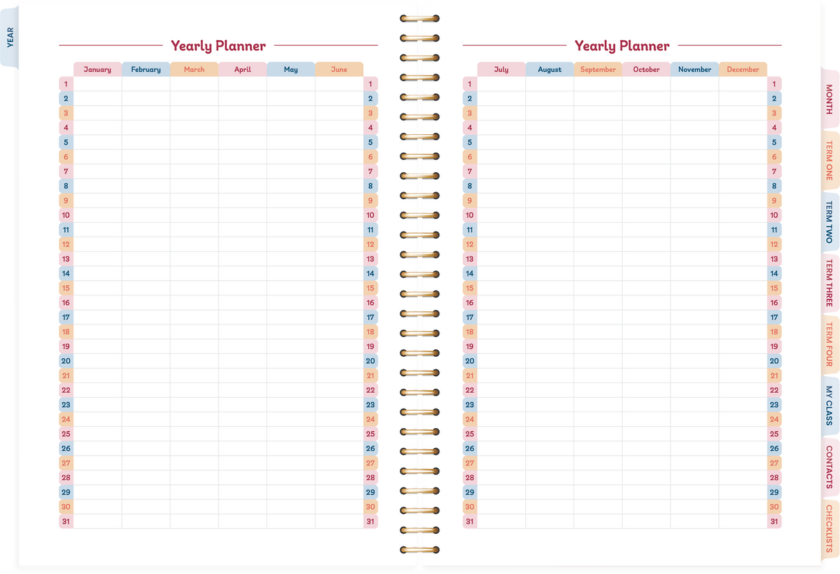 Elizabeth Richards Teacher Planner 2026-Stronger Together - Educational Vantage