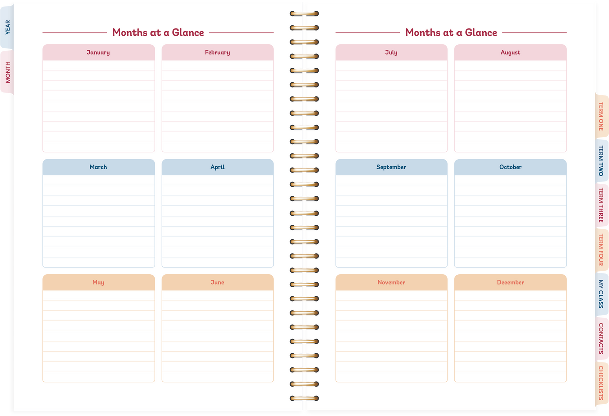 Elizabeth Richards Teacher Planner 2026-Stronger Together - Educational Vantage