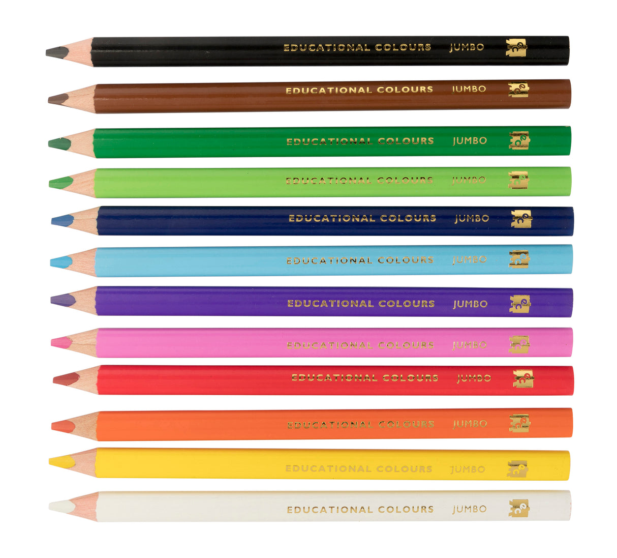 Jumbo Triangular Coloured Pencils - Educational Vantage